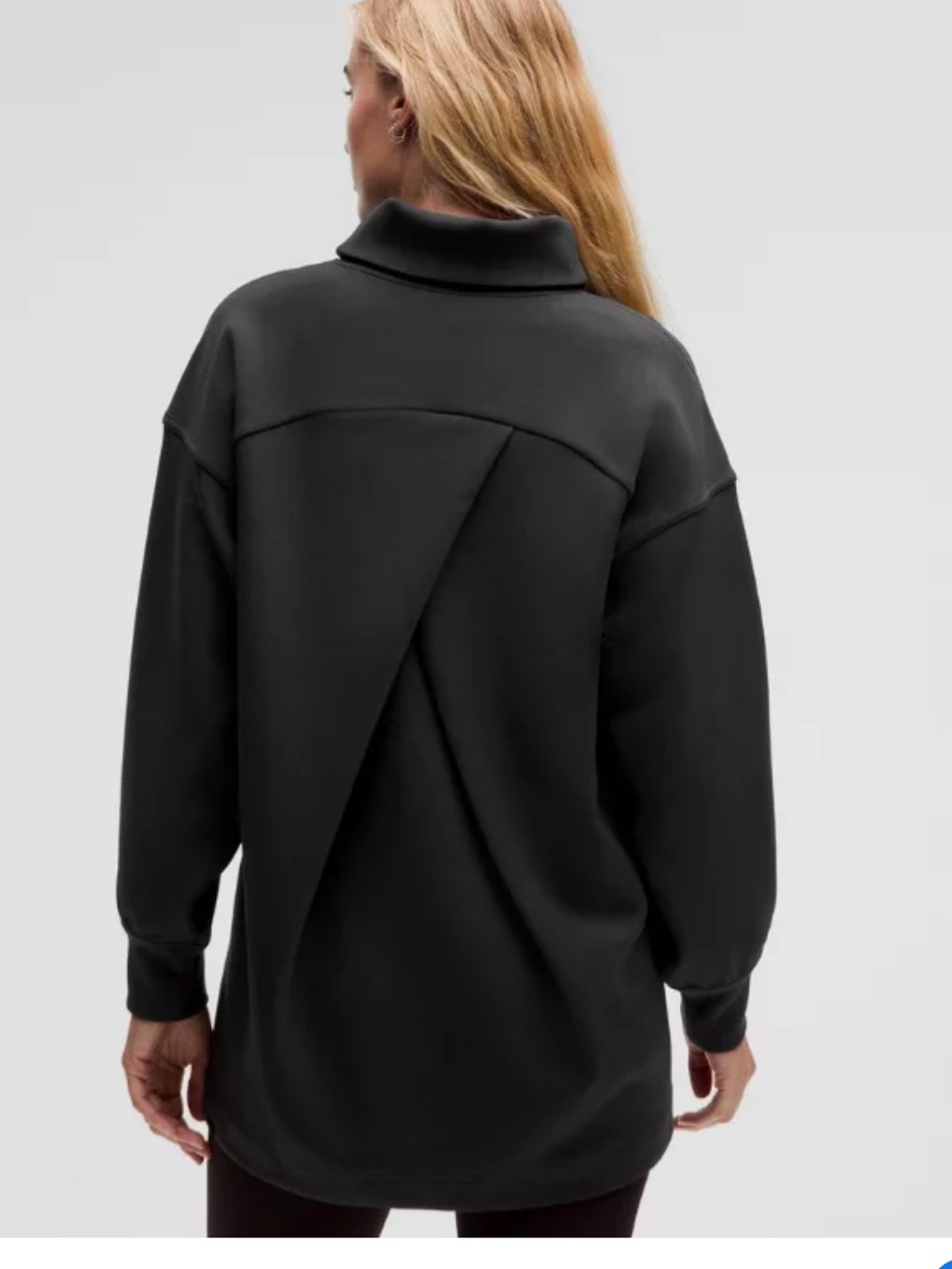 Lululemon Modal-Blend Turtleneck Tunic Black sz 10 12